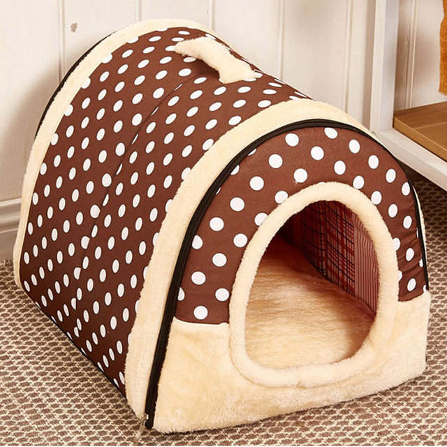 Dog Kennel Detachable Pet Bed Cat Kennel Dog Cage Dog Pad Autumn And Winter Pet Supplies