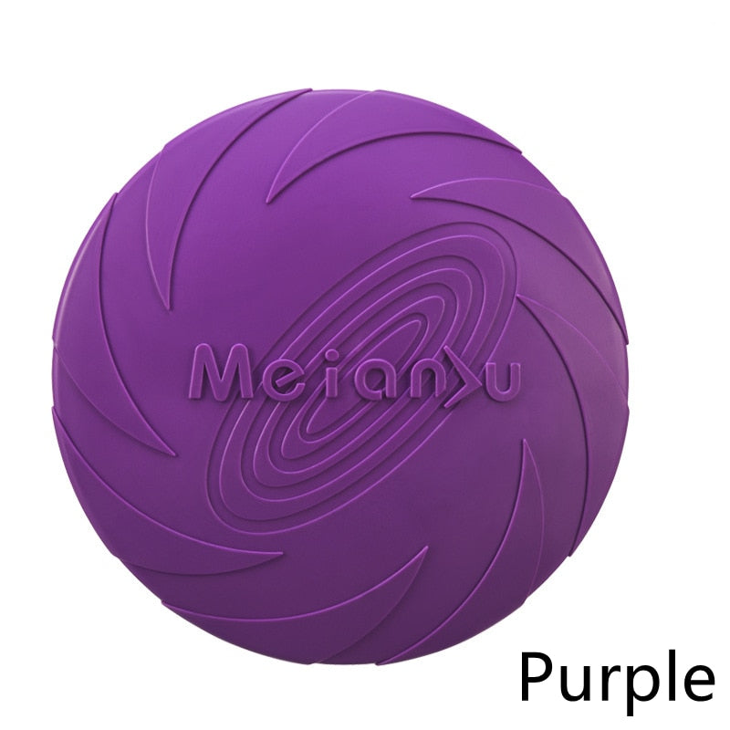 Silicone Flying Disc Toy, perfect for Interactive Training and Anti-Chew Playtime!